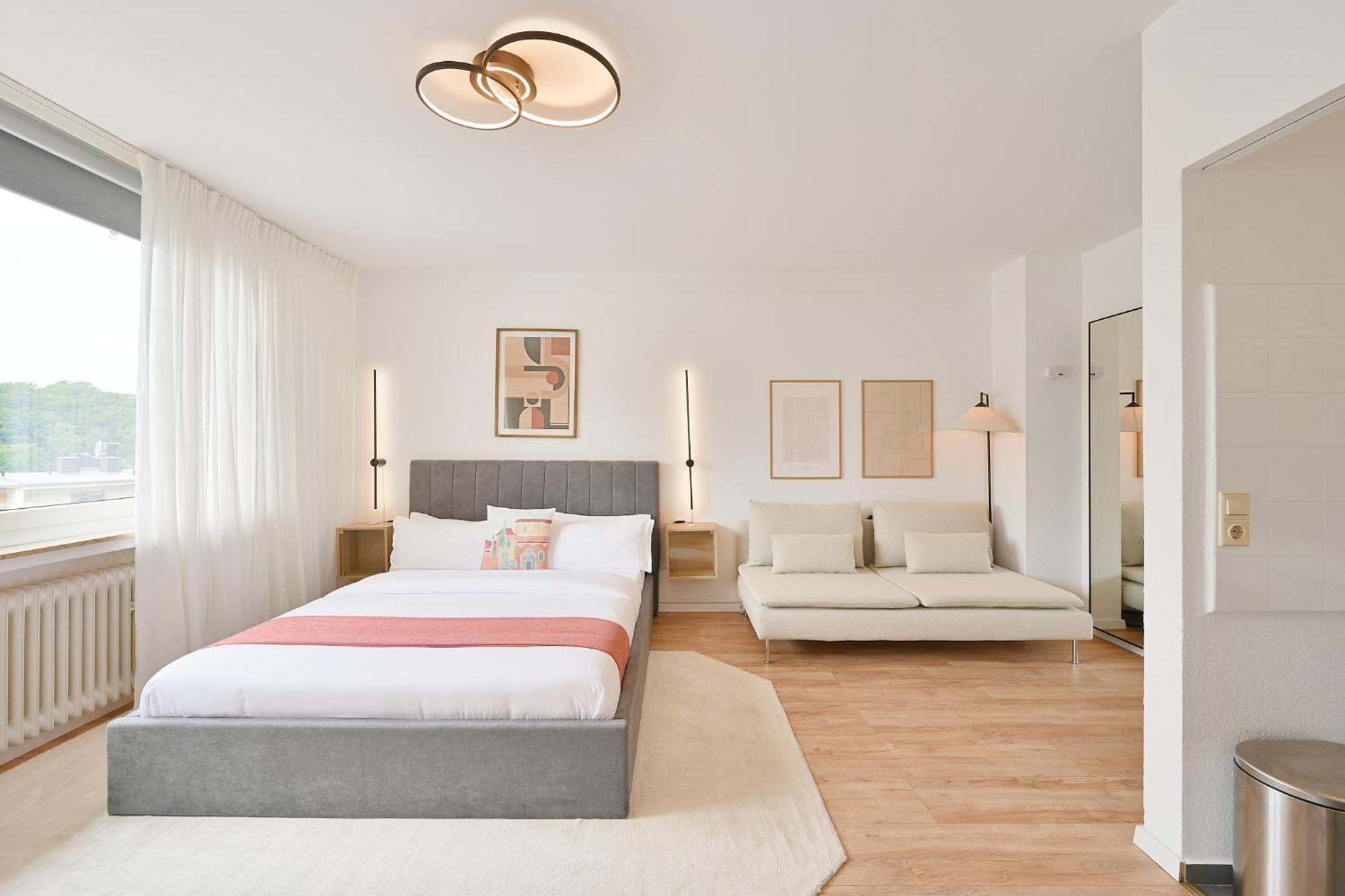 Beautiful And Stylish 1-Bedroom With Kitchen And King Size Bed Wuppertal Eksteriør bilde