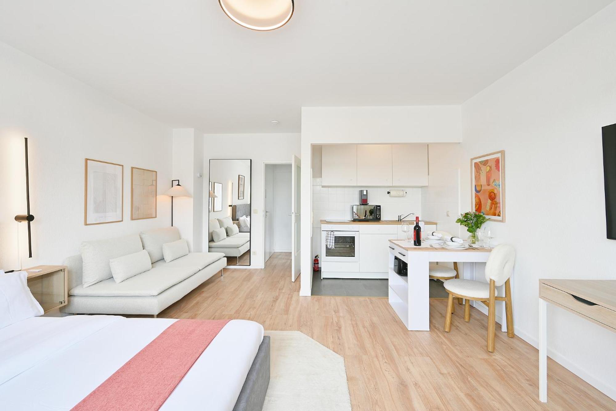 Beautiful And Stylish 1-Bedroom With Kitchen And King Size Bed Wuppertal Eksteriør bilde